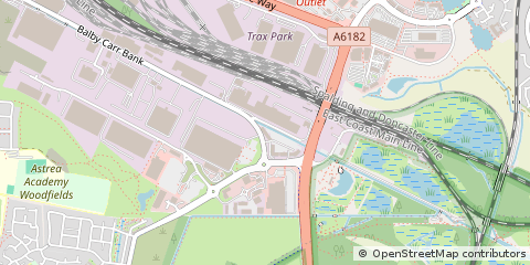 Map of Doncaster