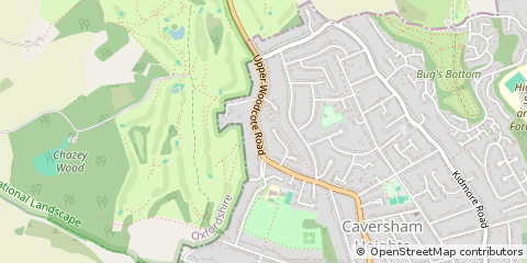 Map of Reading