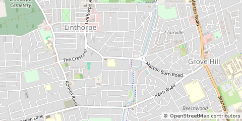 Map of Middlesbrough, Cleveland