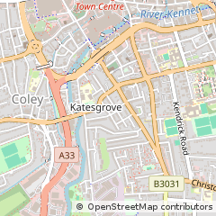 Map of Reading, Berkshire