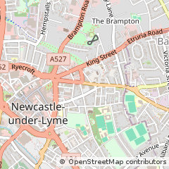 Map of Newcastle-Under-Lyme, Staffordshire
