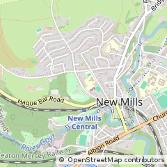 Map of Derbyshire