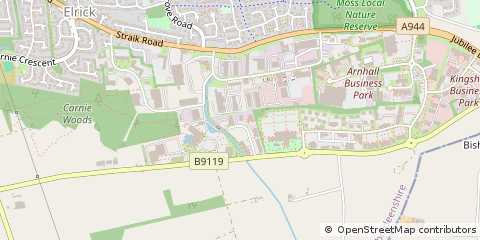 Map of Aberdeen, Aberdeenshire