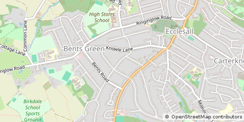 Map of Sheffield