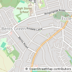 Map of Sheffield