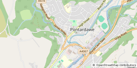 Map of Swansea