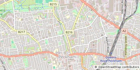 Map of London, Southwark