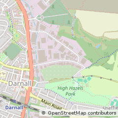 Map of Sheffield