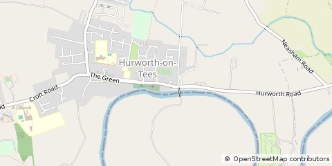 Map of Darlington, Durham