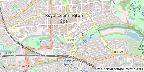 Map of Leamington SPA