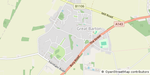 Map of Bury ST. Edmunds