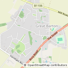 Map of Bury ST. Edmunds