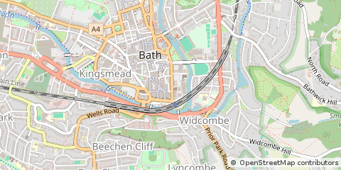 Map of Bath