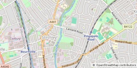 Map of Birmingham