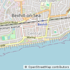 Map of Bexhill-on-SEA