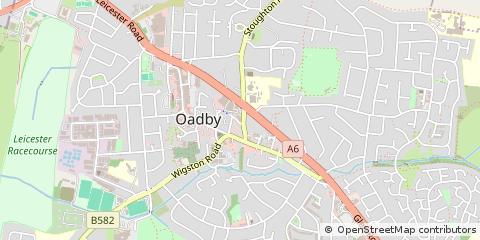 Map of Leicester