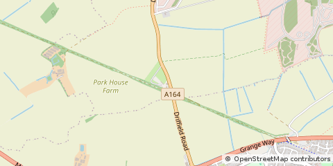 Map of Beverley, East Yorkshire