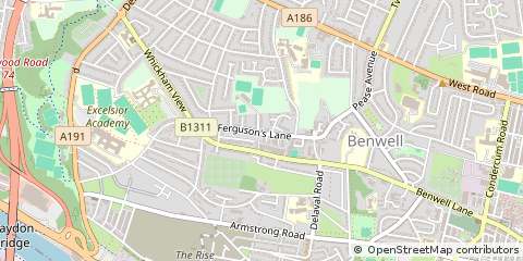 Map of OLD Benwell Village, Newcastle Upon Tyne