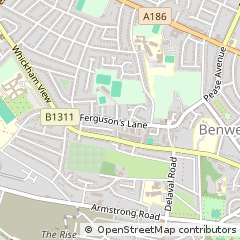 Map of OLD Benwell Village, Newcastle Upon Tyne