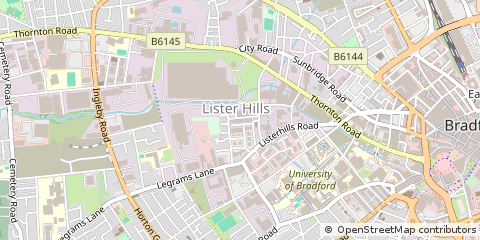 Map of Preston Street, Bradford
