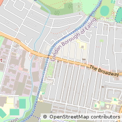 Map of Southall, Middlesex