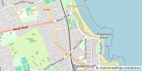 Map of Tyne & Wear, Tyne and Wear