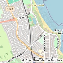 Map of Tyne & Wear, Tyne and Wear