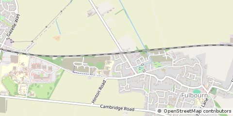 Map of Cambridge, Cambridgeshire