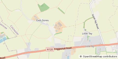 Map of Colchester, Essex