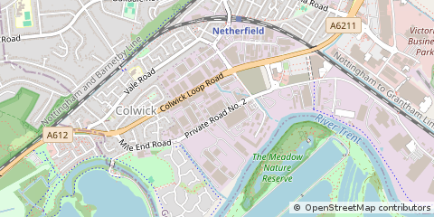 Map of Nottingham