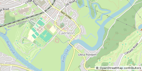 Map of Newport, Gwent