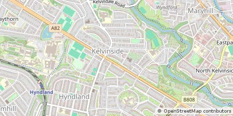 Map of Glasgow