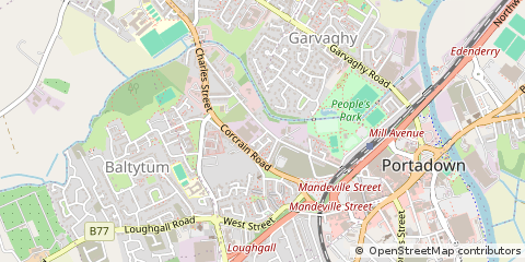 Map of Portadown
