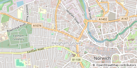Map of Norwich