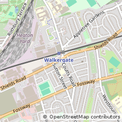 Map of Newcastle Upon Tyne