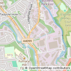 Map of Halesowen, West Midlands