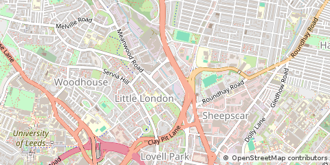 Map of Leeds