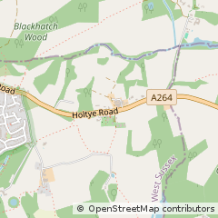 Map of East Grinstead, West Sussex