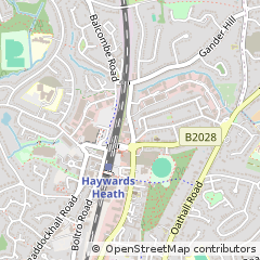 Map of Haywards Heath, West Sussex