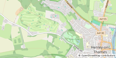 Map of Henley-on-Thames, Oxfordshire