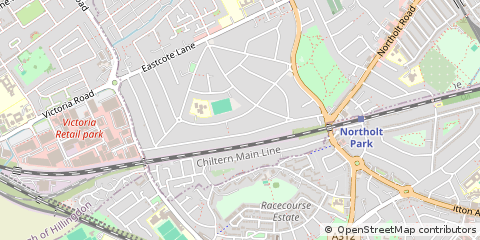 Map of Harrow, Middlsex