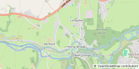 Map of Stoke-on-Trent, Staffordshire