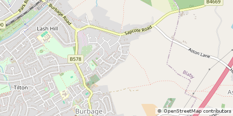 Map of Leicestershire