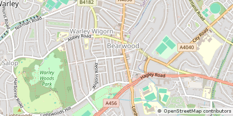 Map of Smethwick, West Midlands