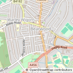 Map of Smethwick, West Midlands