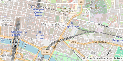Map of Glasgow