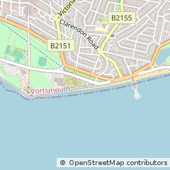 Map of Southsea, Hamsphire