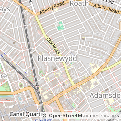 Map of Cardiff