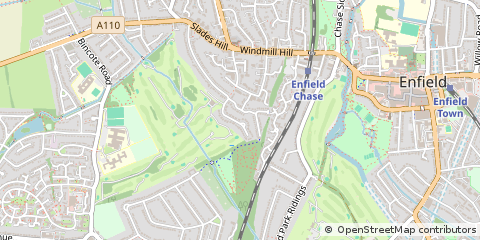 Map of Enfield