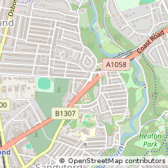 Map of Newcastle Upon Tyne